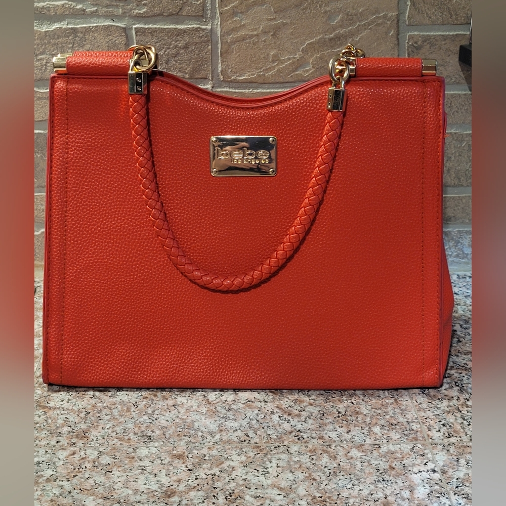 BeBe Red Large Handbag. Bright color